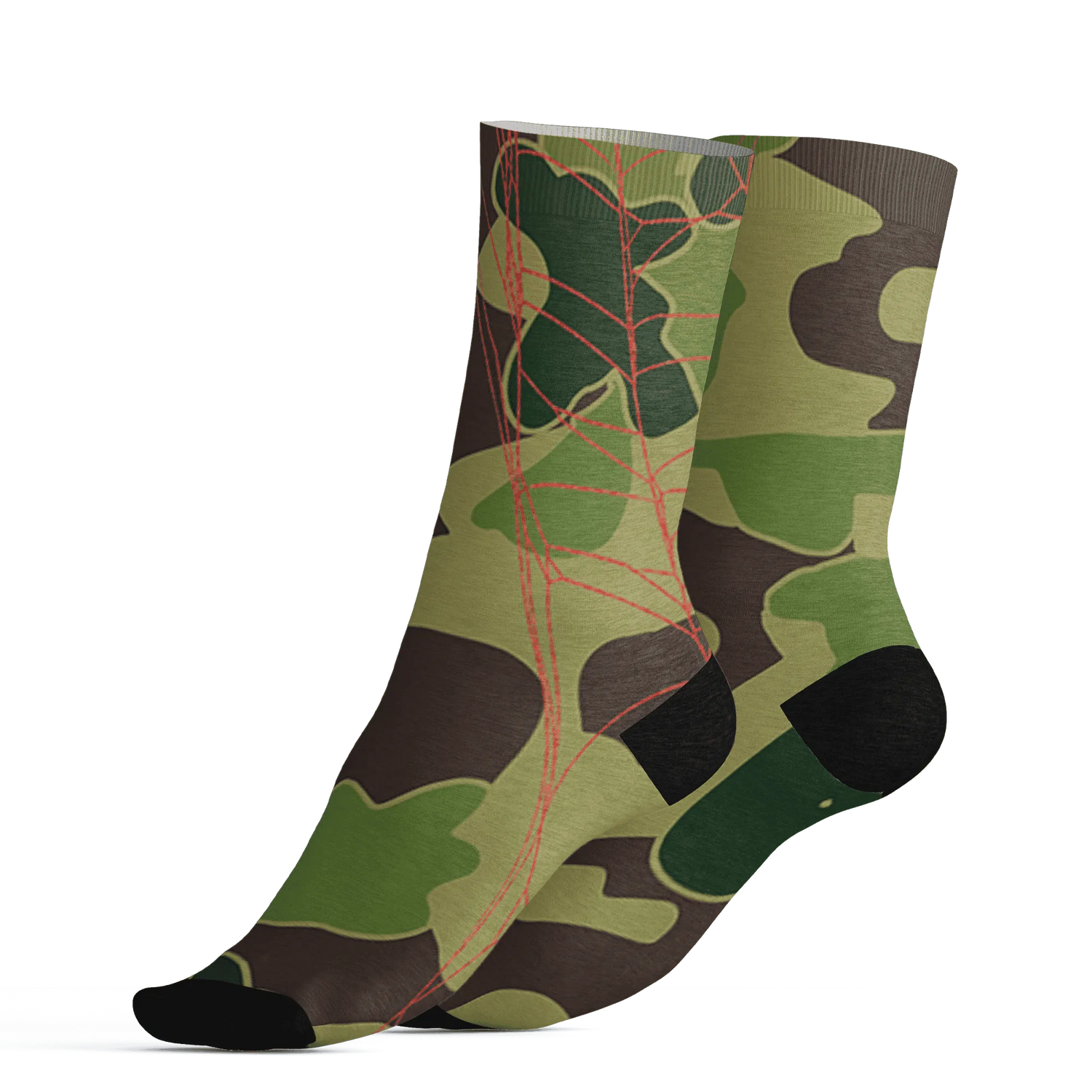 AM-90-Dark-Sage-Solar-Red-NastyJamz-Socks-Match-No-Costume-No-Candy-3D