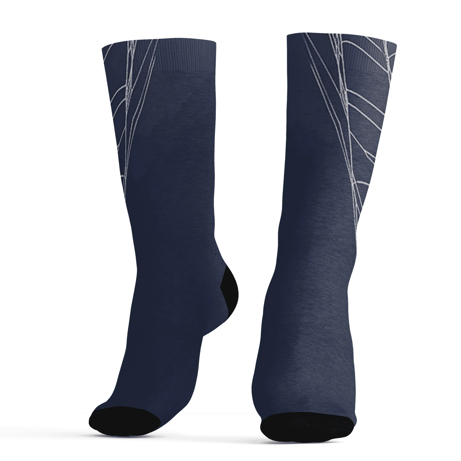 VaporMax-Plus-Midnight-Navy-White-Metallic-Silver-NastyJamz-Socks-Match-No-Costume-No-Candy-3D