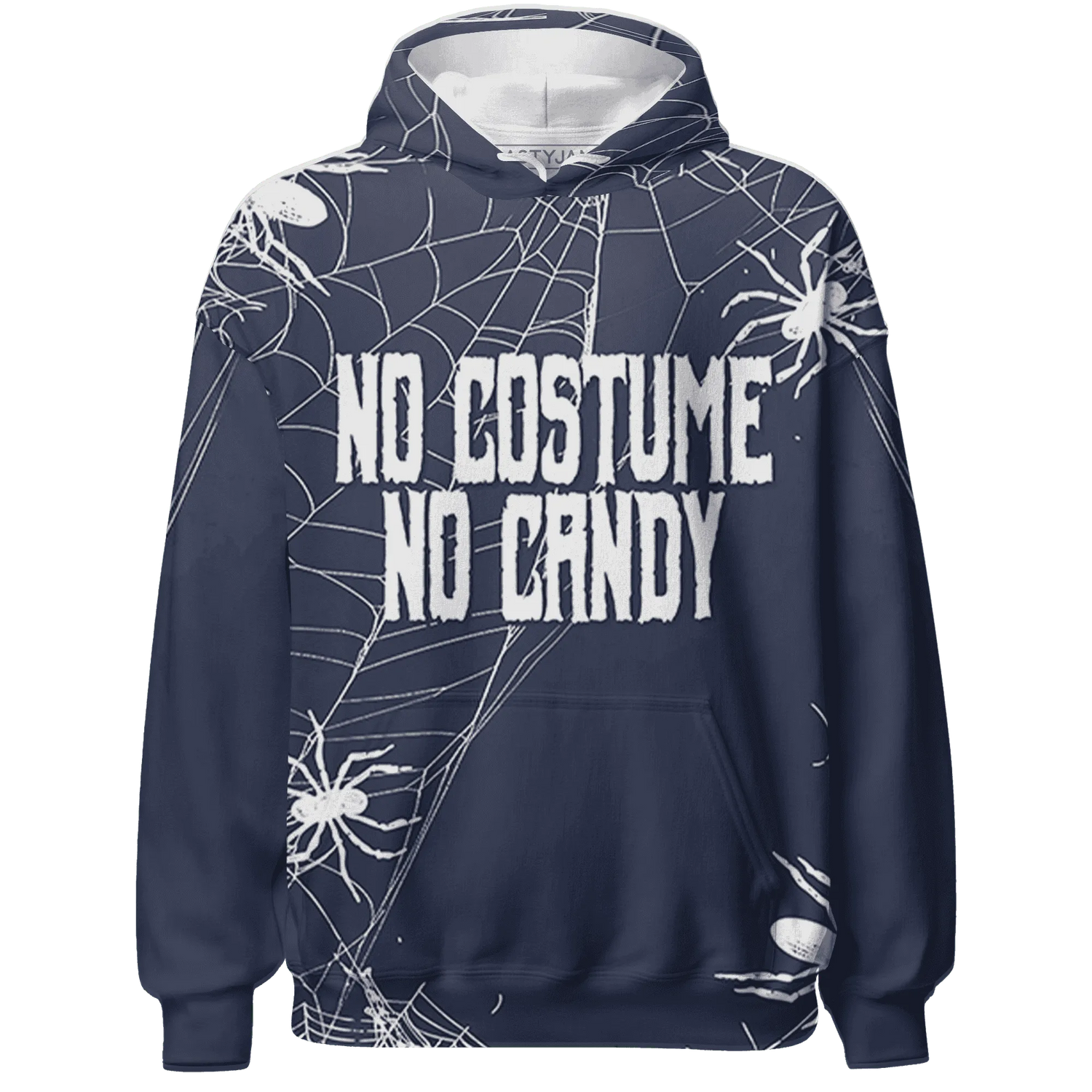 VaporMax-Plus-Midnight-Navy-White-Metallic-Silver-NastyJamz-Hoodie-Match-No-Costume-No-Candy-3D