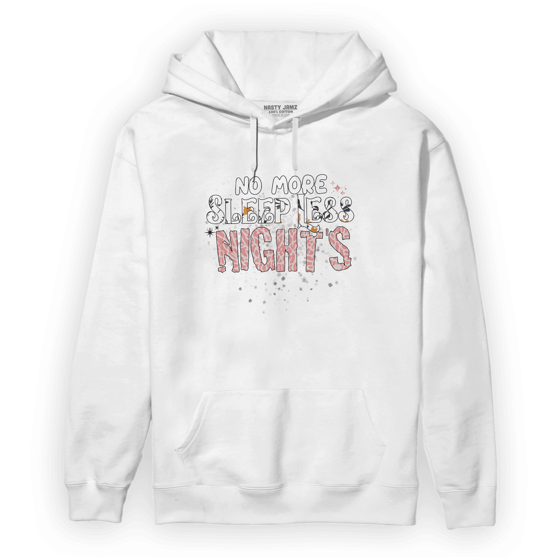 Red Stardust 3s Hoodie Match No More Sleep - NastyJamz
