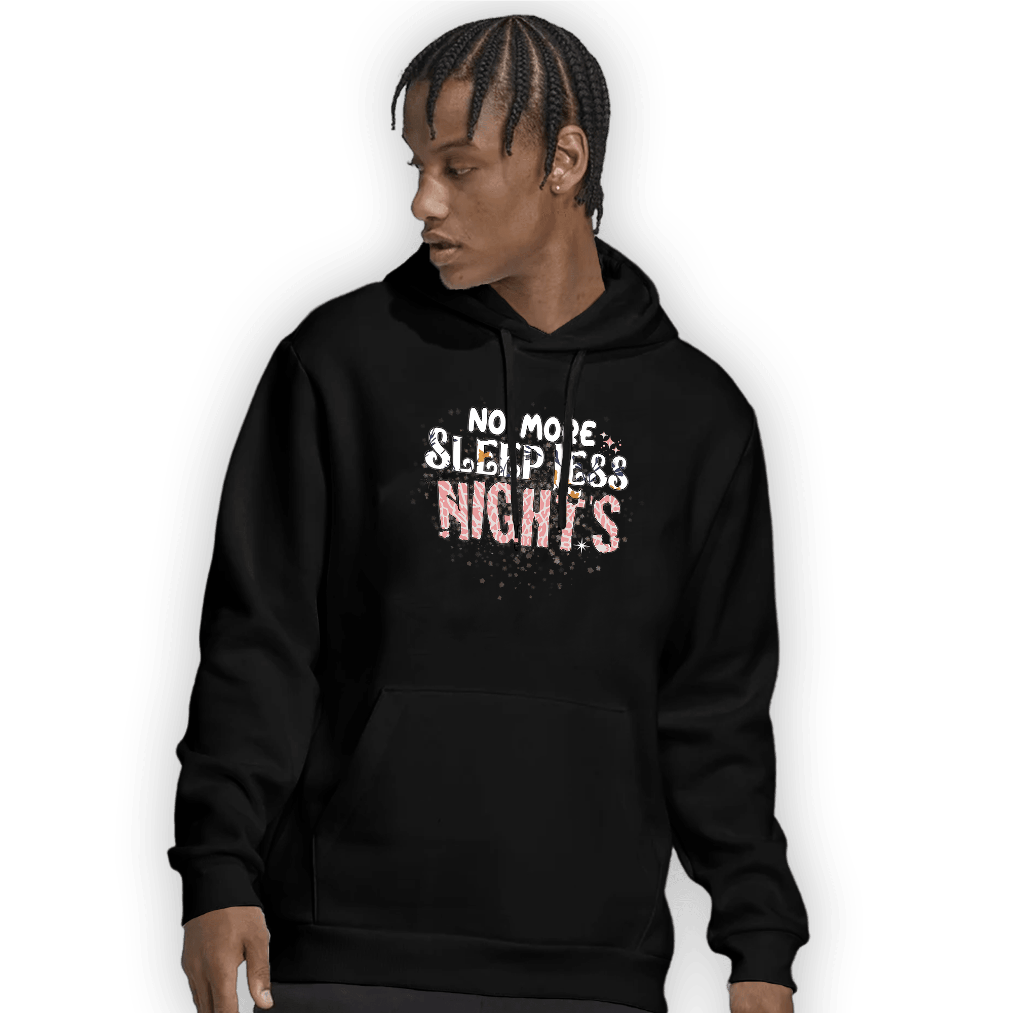 Red Stardust 3s Hoodie Match No More Sleep - NastyJamz