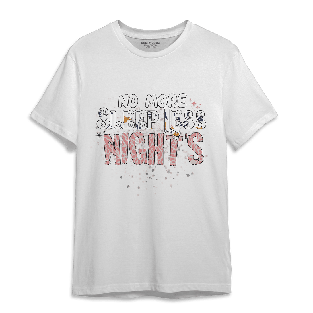 Red Stardust 3s T Shirt Match No More Sleep - NastyJamz