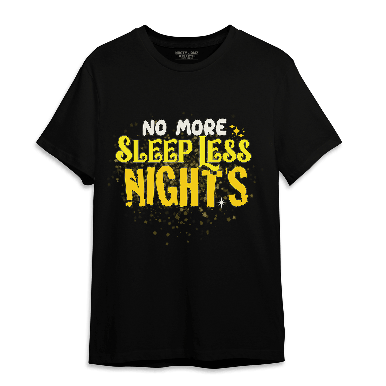 Vivid Sulfur 4s T Shirt Match No More Sleep - NastyJamz