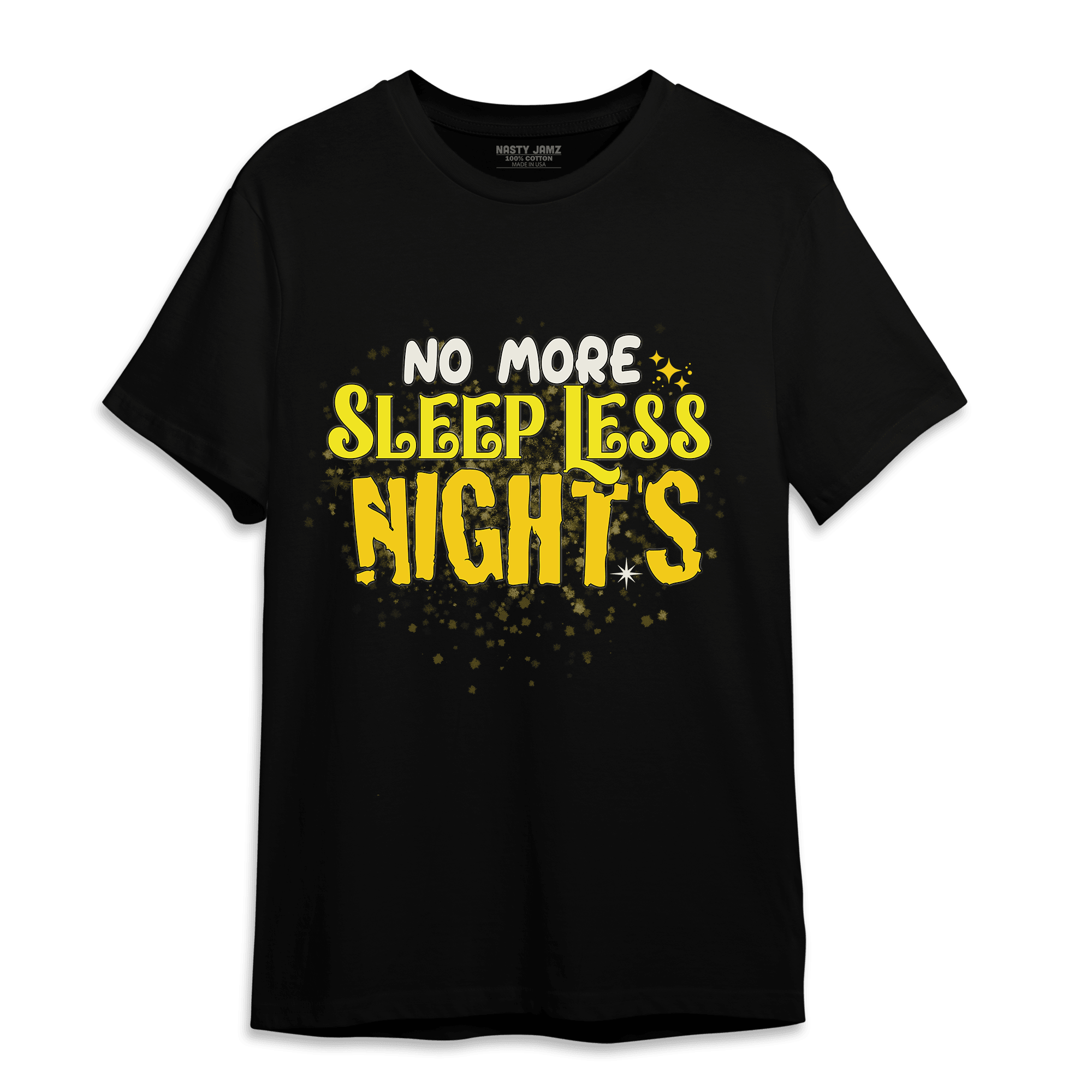 Vivid Sulfur 4s T Shirt Match No More Sleep - NastyJamz
