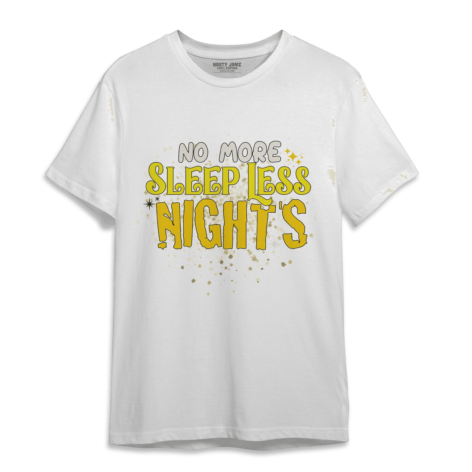 Vivid Sulfur 4s T Shirt Match No More Sleep - NastyJamz