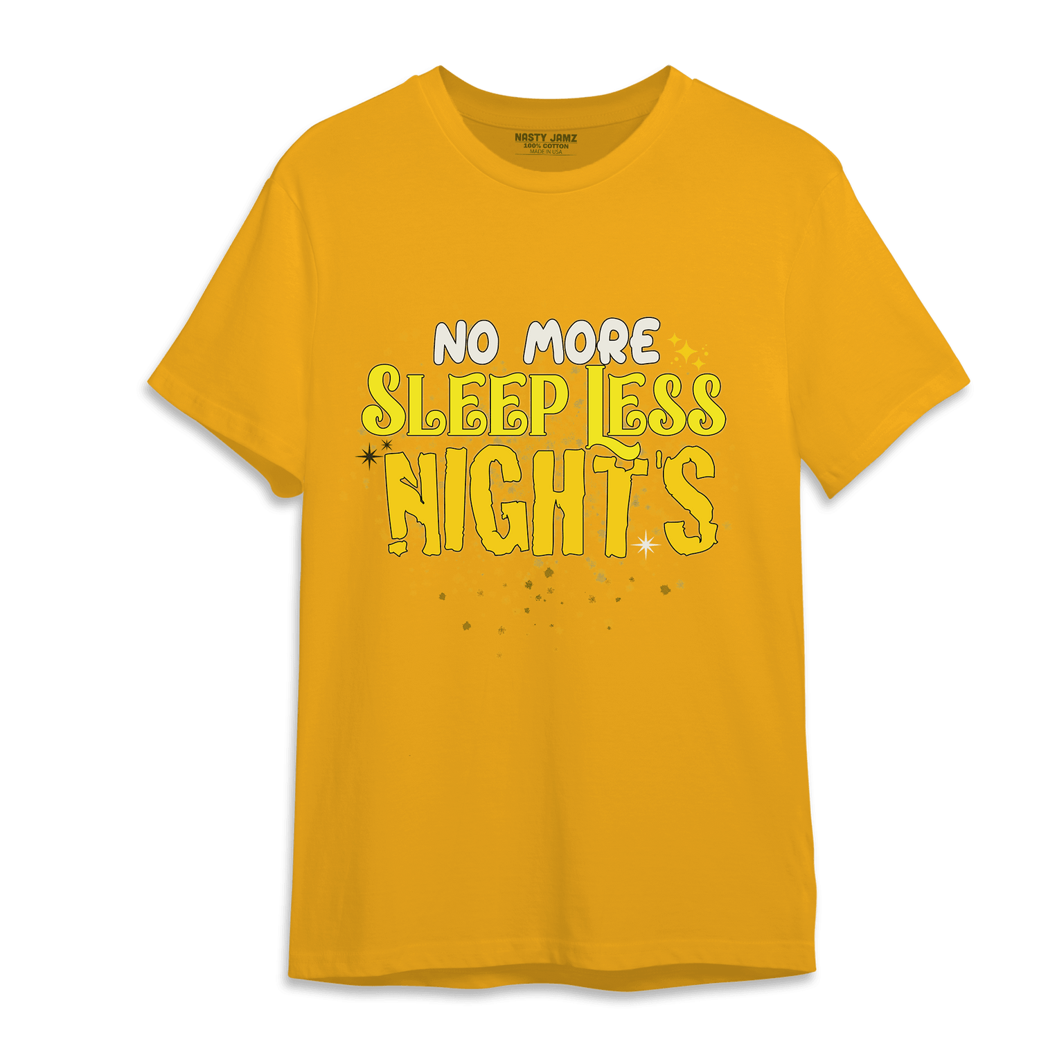 Vivid Sulfur 4s T Shirt Match No More Sleep - NastyJamz