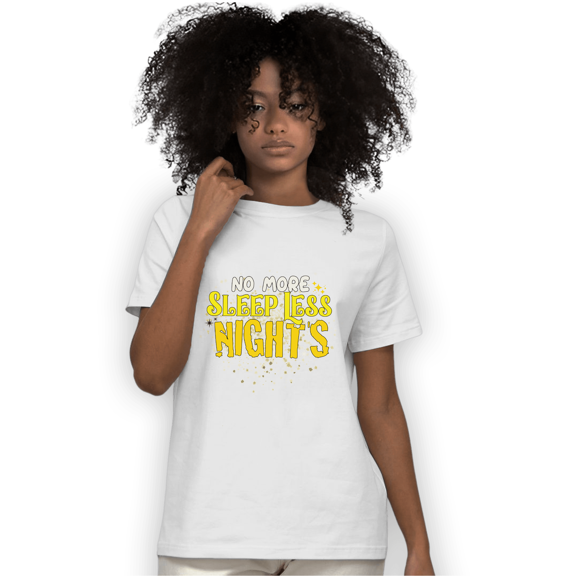 Vivid Sulfur 4s T Shirt Match No More Sleep - NastyJamz