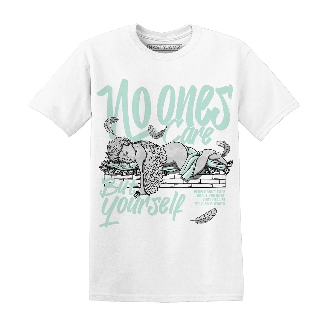 AF-1-Low-Jade-Ice-White-NastyJamz-T-Shirt-Match-No-Ones-Care
