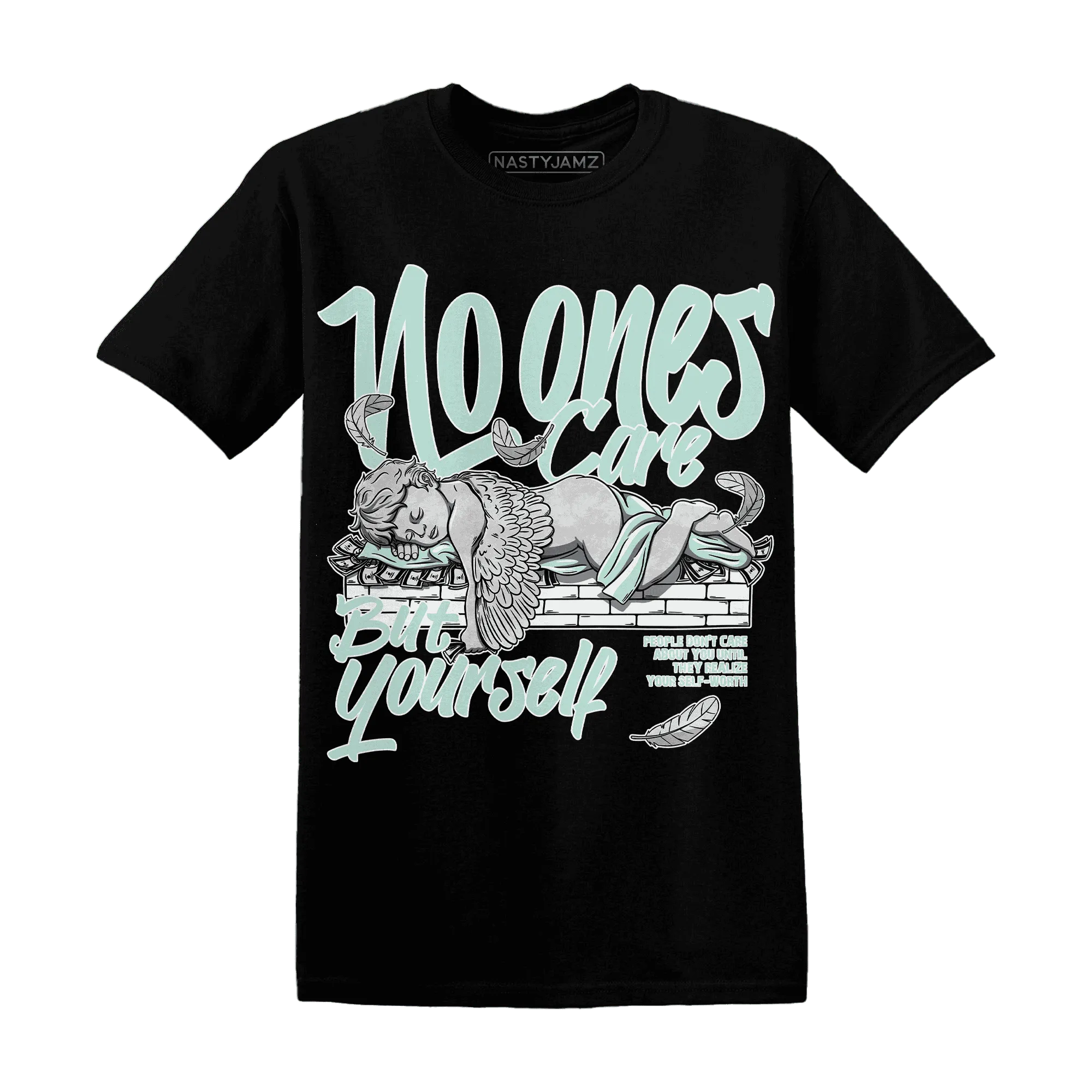 AF-1-Low-Jade-Ice-White-NastyJamz-T-Shirt-Match-No-Ones-Care