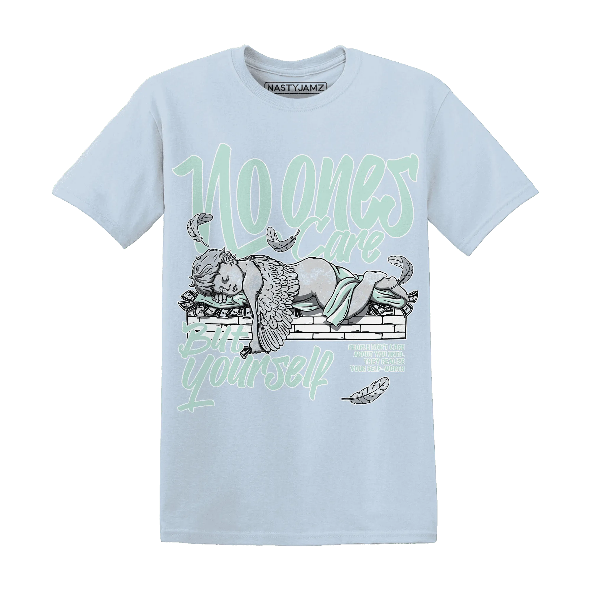 AF-1-Low-Jade-Ice-White-NastyJamz-T-Shirt-Match-No-Ones-Care