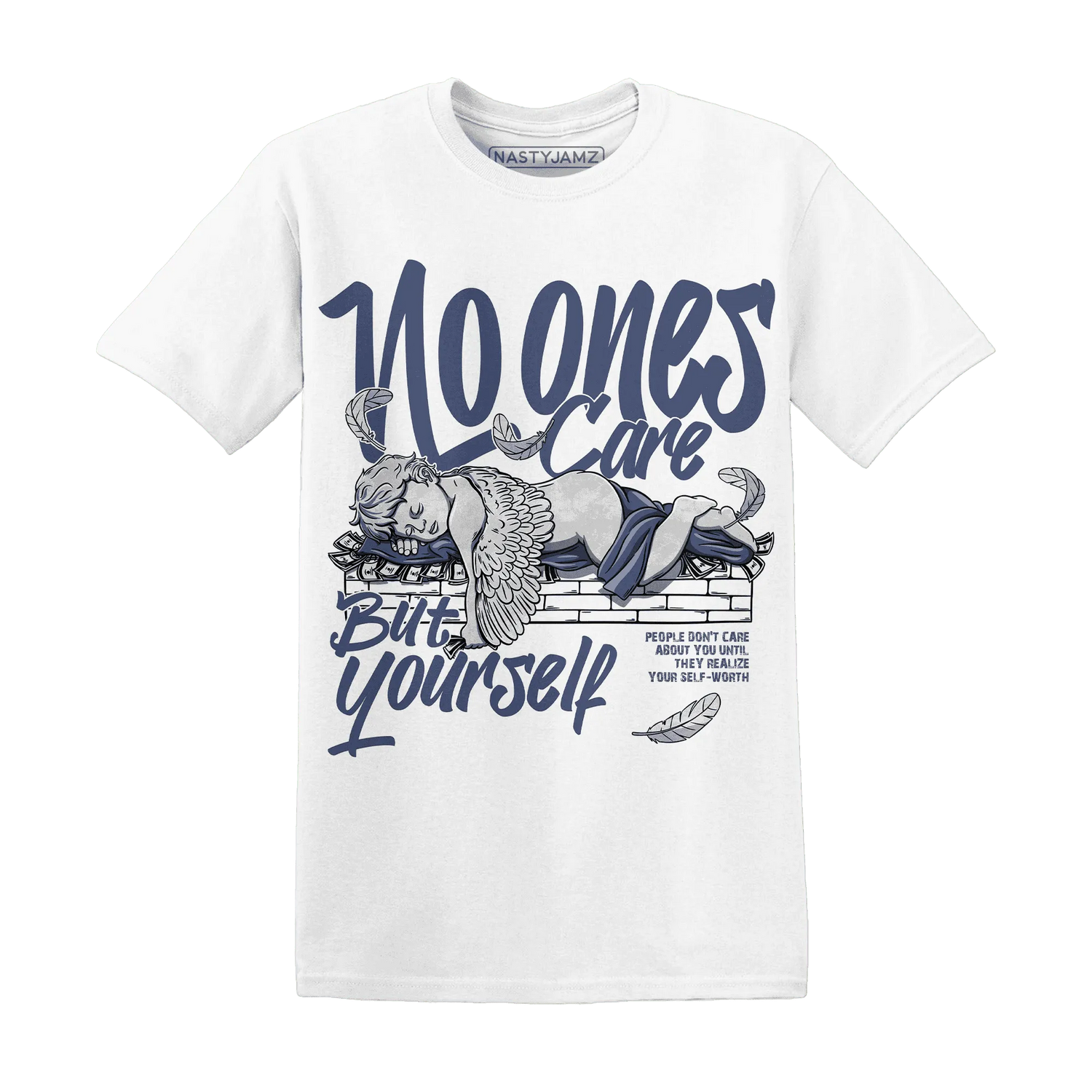 Low-Diffused-Blue-11s-T-Shirt-Match-No-Ones-Care