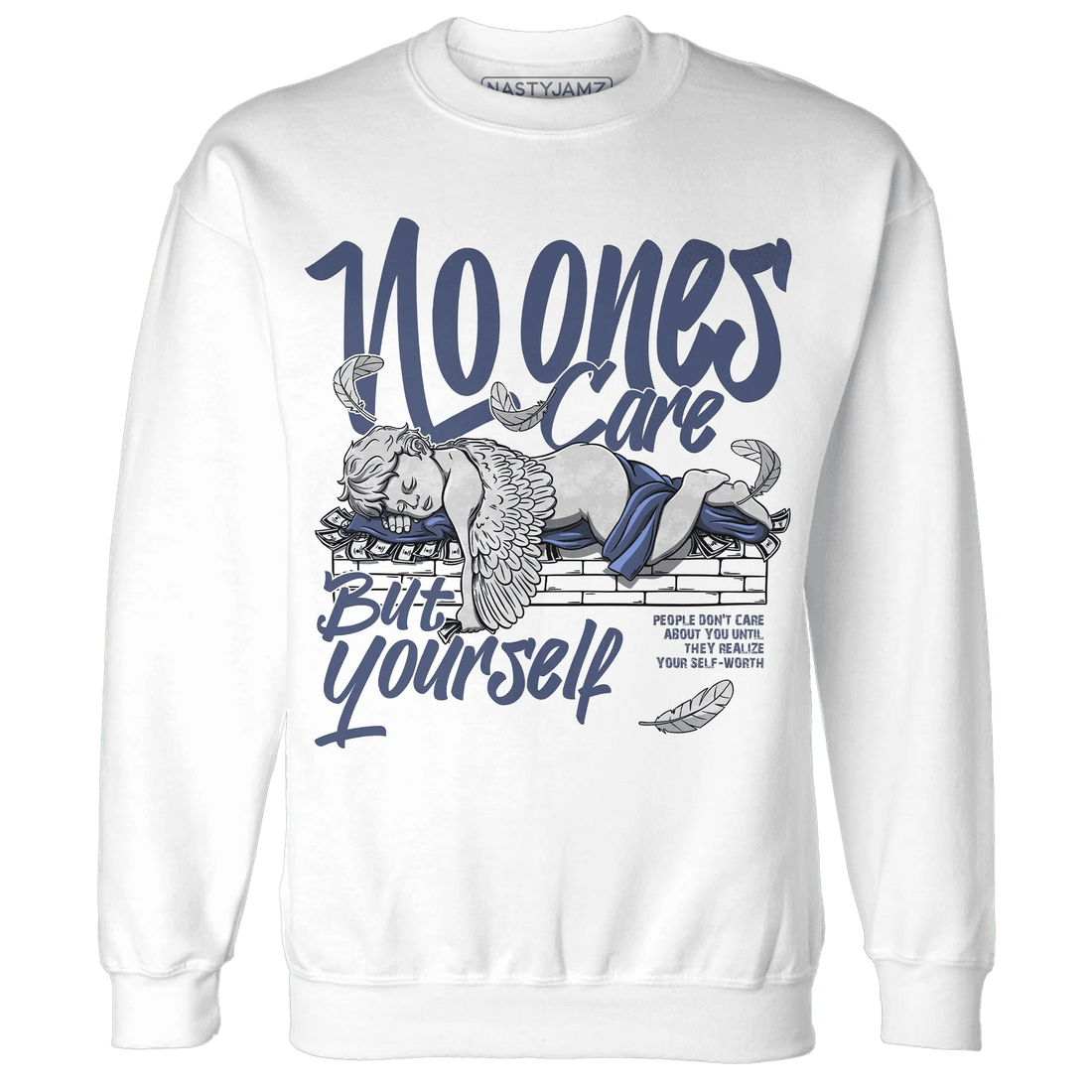 Low-Diffused-Blue-11s-Sweatshirt-Match-No-Ones-Care