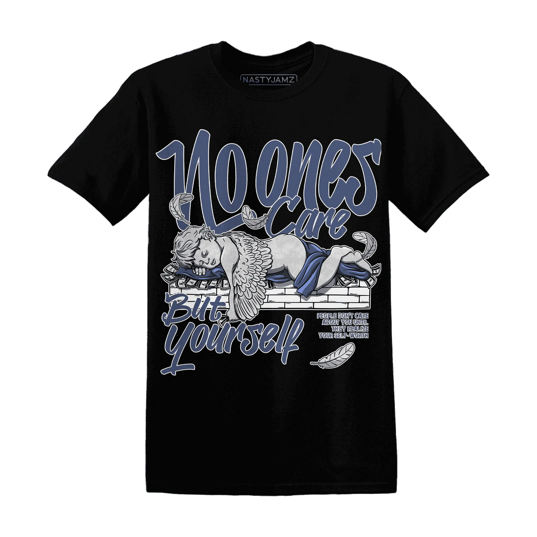Low-Diffused-Blue-11s-T-Shirt-Match-No-Ones-Care