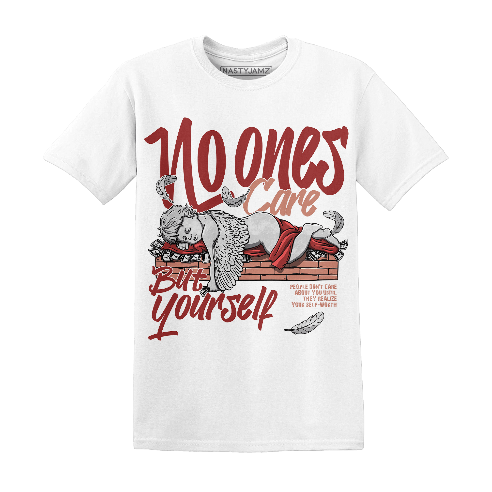 Dune Red 13s T Shirt Match No Ones Care - NastyJamz