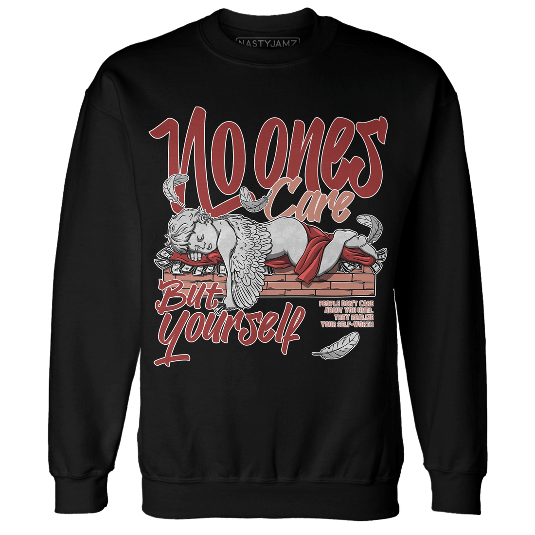 Dune Red 13s Sweatshirt Match No Ones Care - NastyJamz
