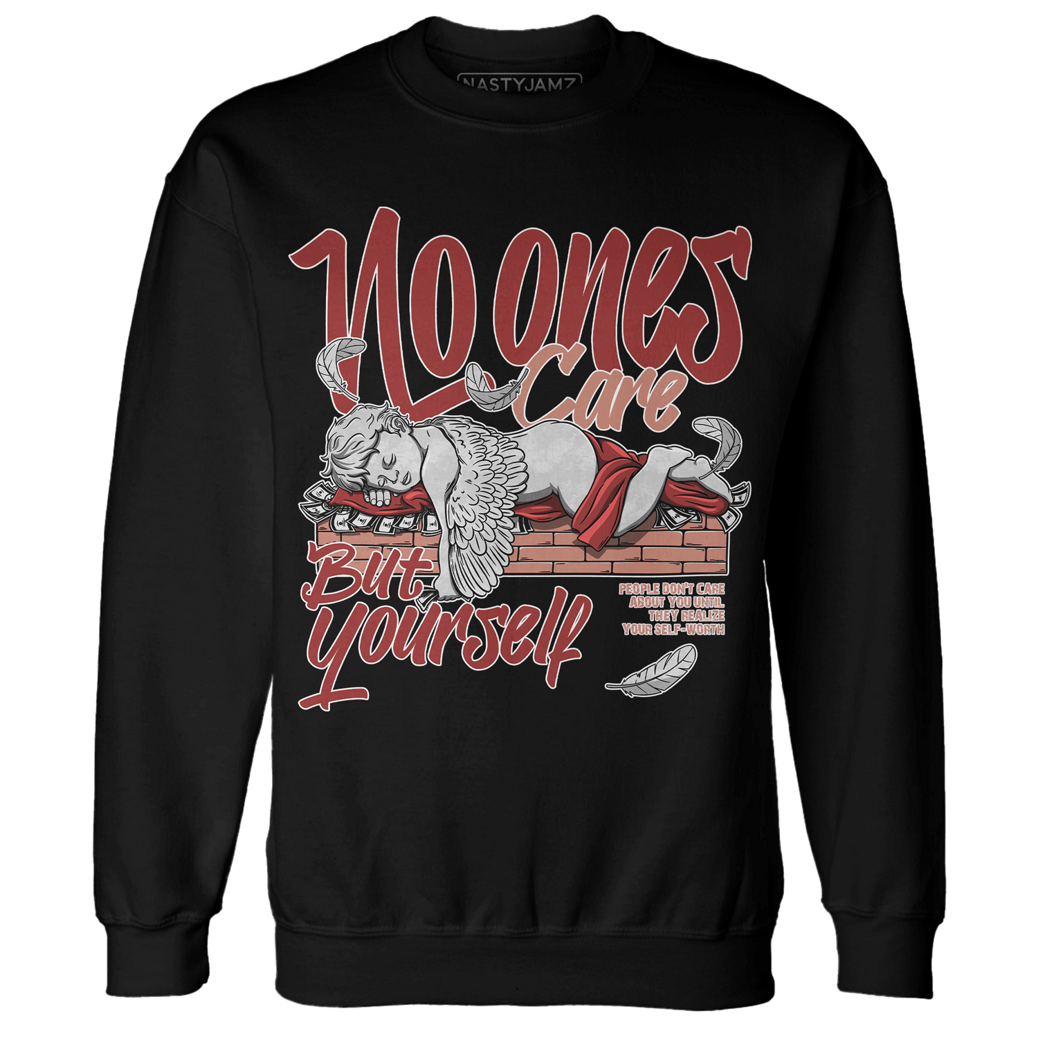 Dune Red 13s Sweatshirt Match No Ones Care - NastyJamz