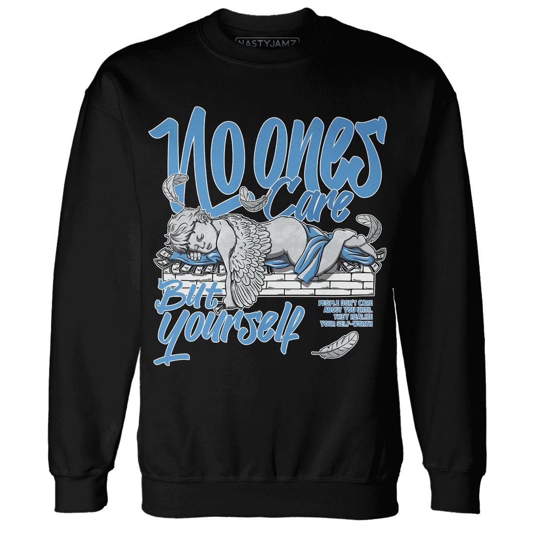 Carolina-Blue-Univercitii-17s-NastyJamz-Sweatshirt-Match-No-Ones-Care
