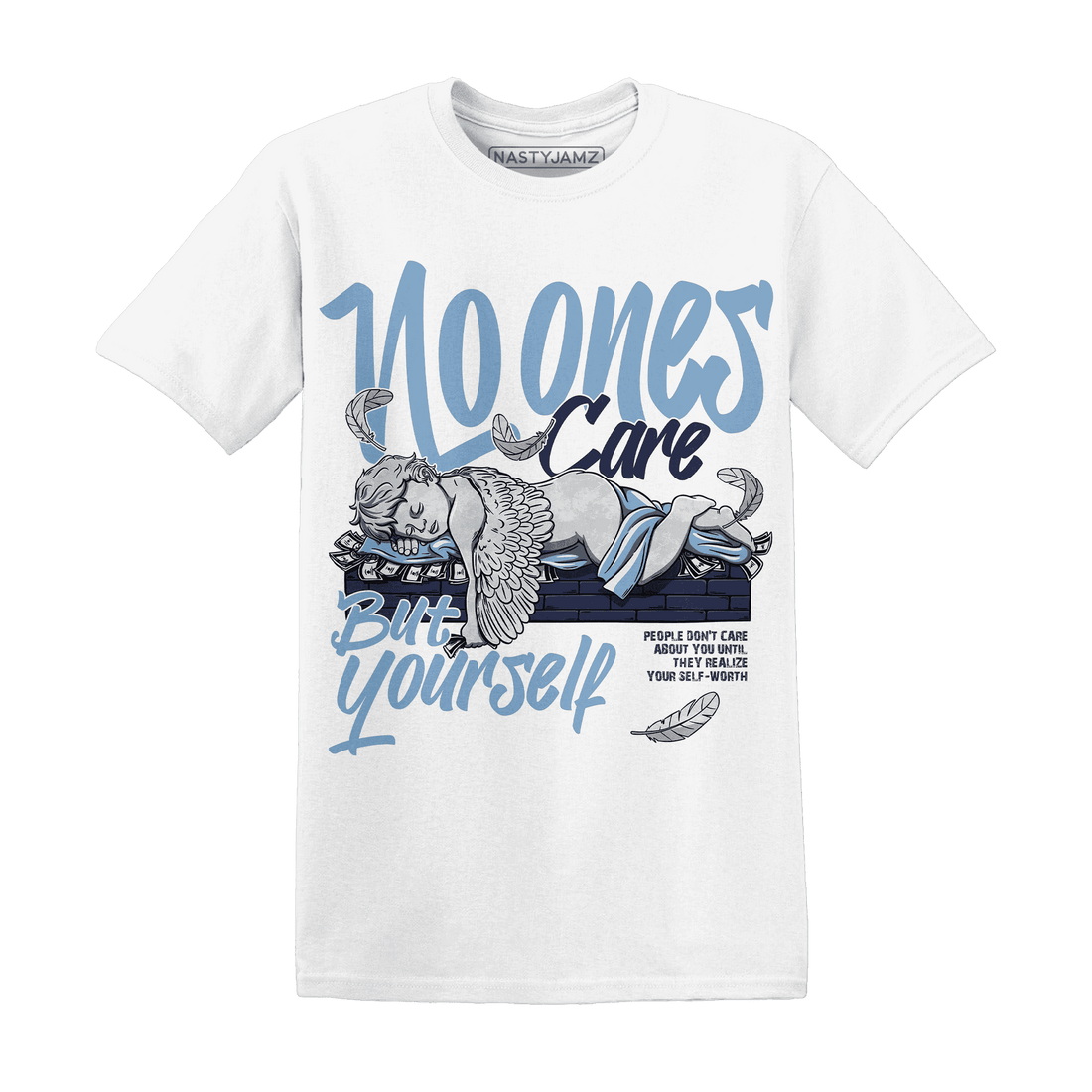 First In Flight 1s T Shirt Match No Ones Care - NastyJamz