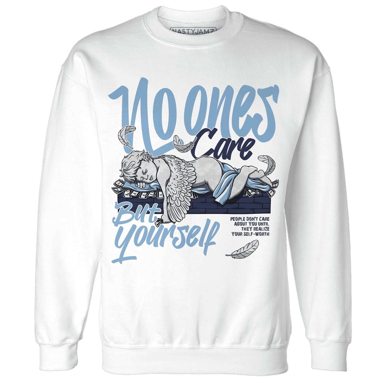 First In Flight 1s Sweatshirt Match No Ones Care - NastyJamz