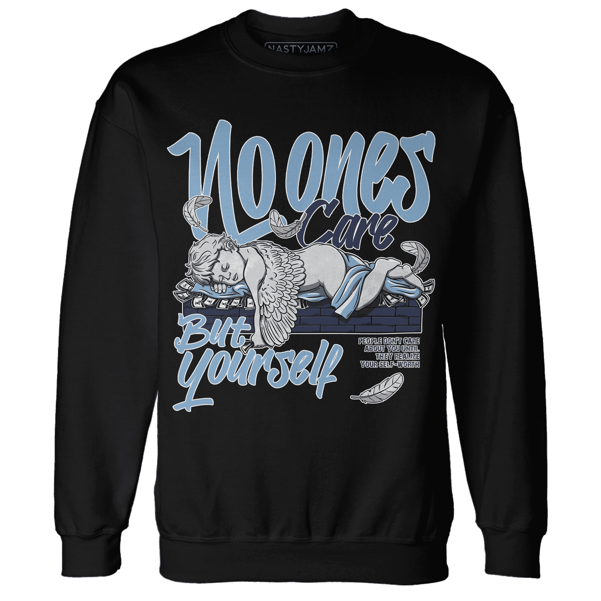 First In Flight 1s Sweatshirt Match No Ones Care - NastyJamz