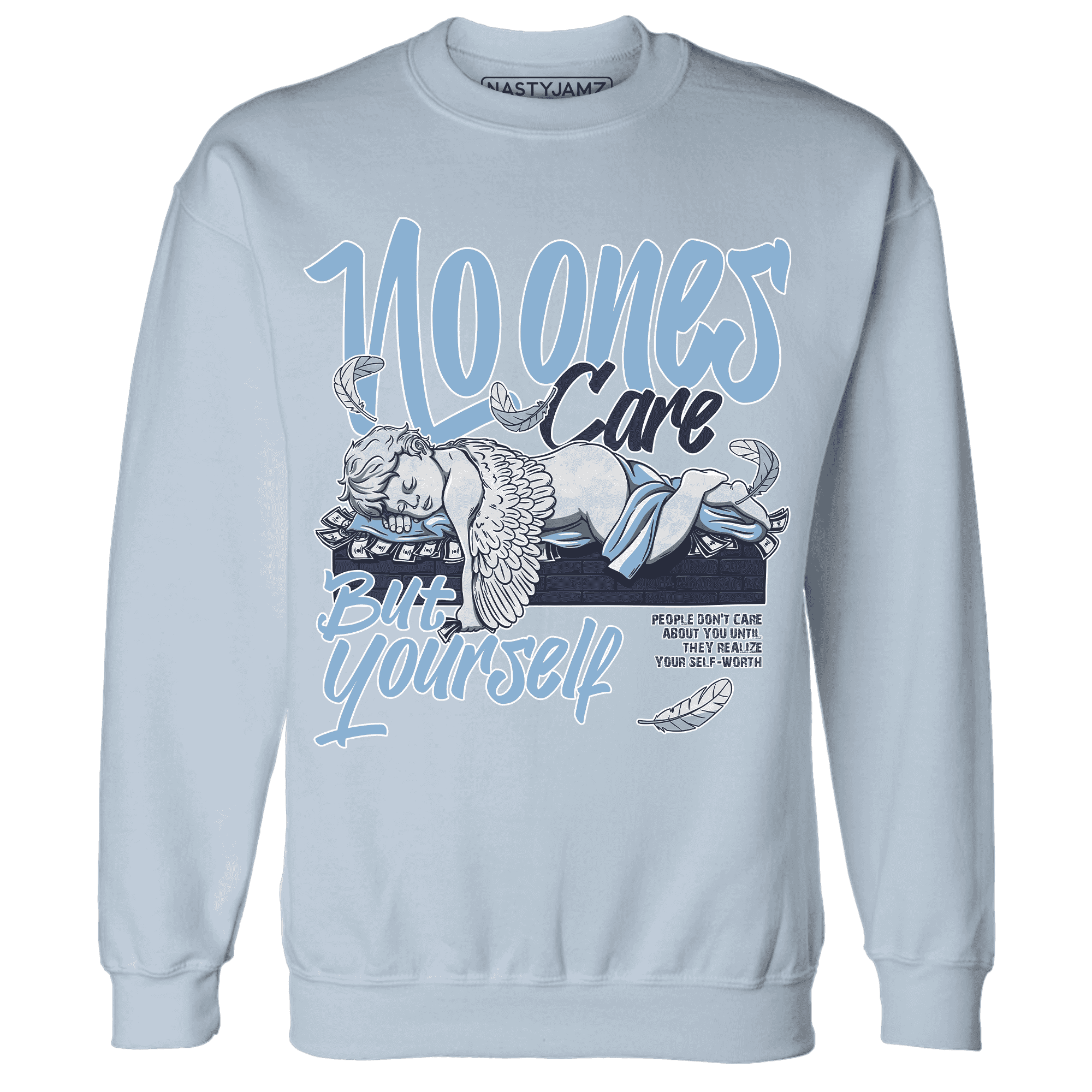 First In Flight 1s Sweatshirt Match No Ones Care - NastyJamz