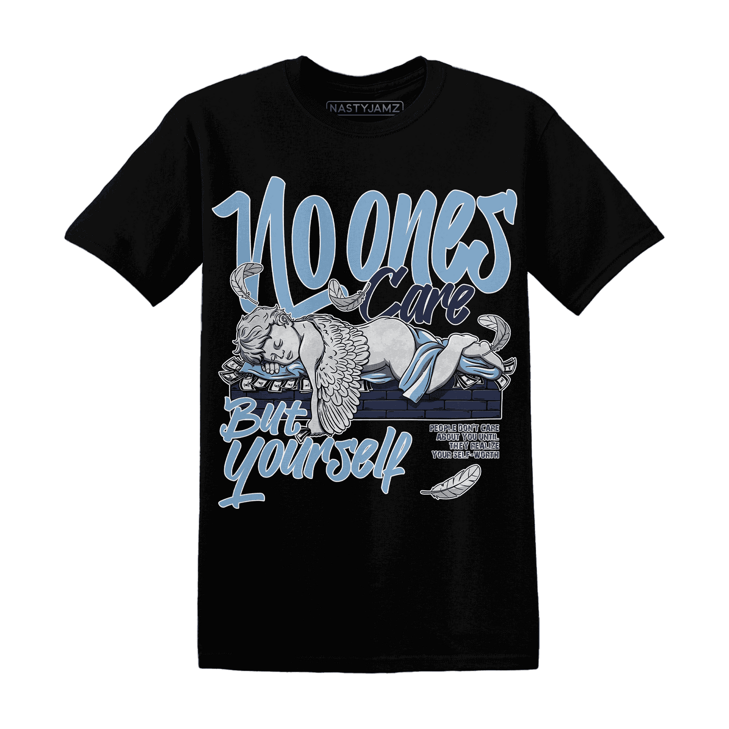First In Flight 1s T Shirt Match No Ones Care - NastyJamz