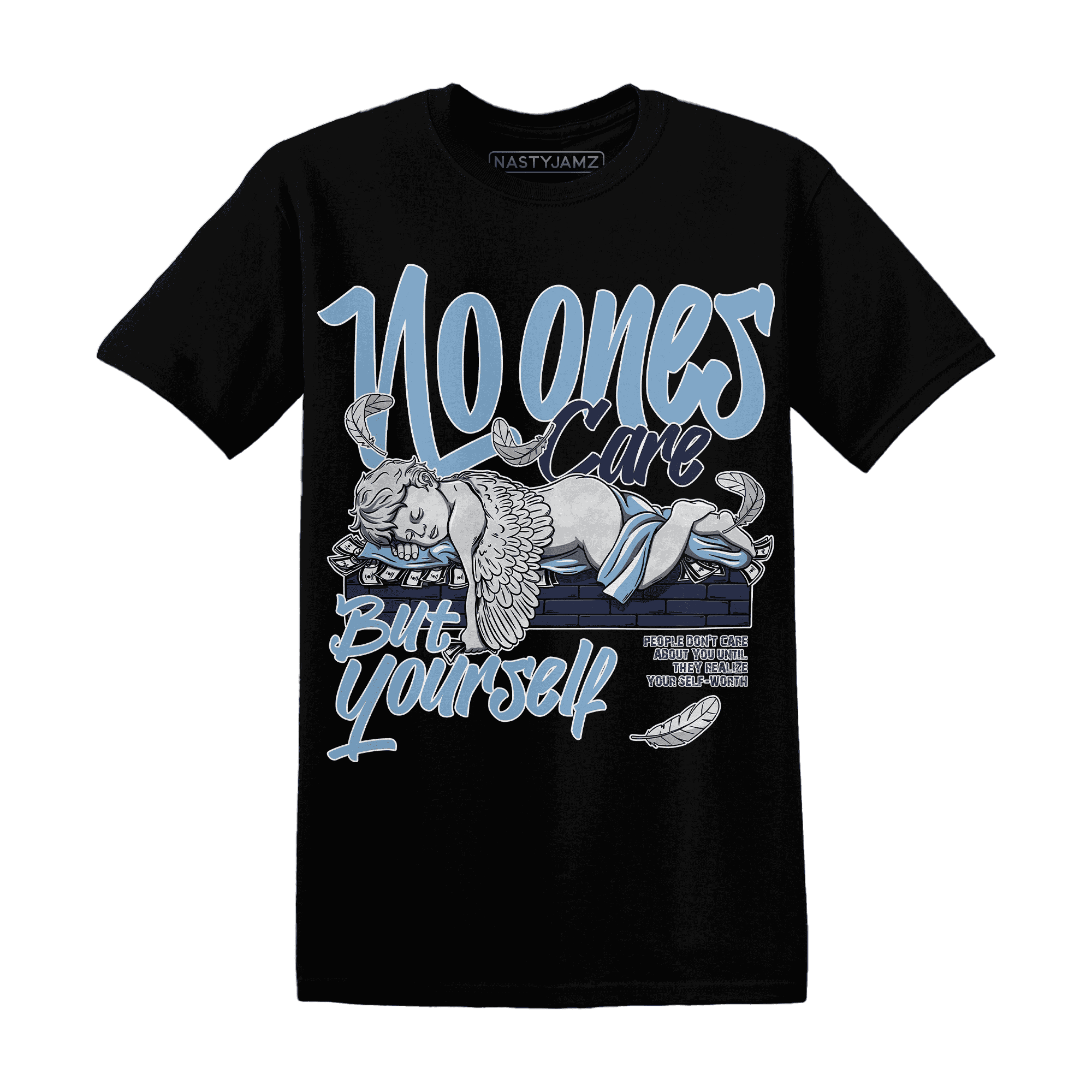 First In Flight 1s T Shirt Match No Ones Care - NastyJamz