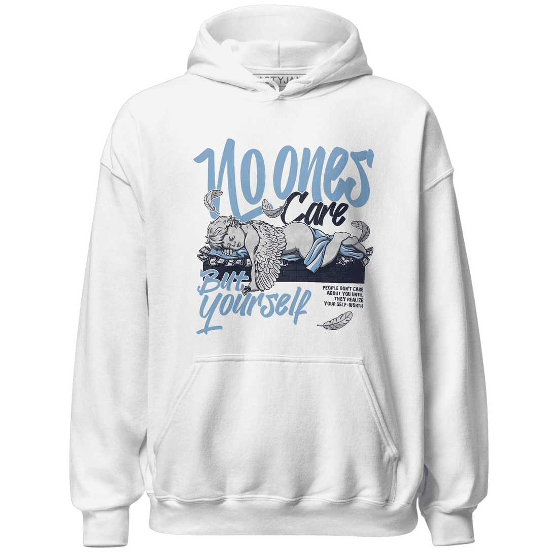 First In Flight 1s Hoodie Match No Ones Care - NastyJamz
