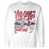 High 85 Metallic Burgundy 1s Sweatshirt Match No Ones Care - NastyJamz