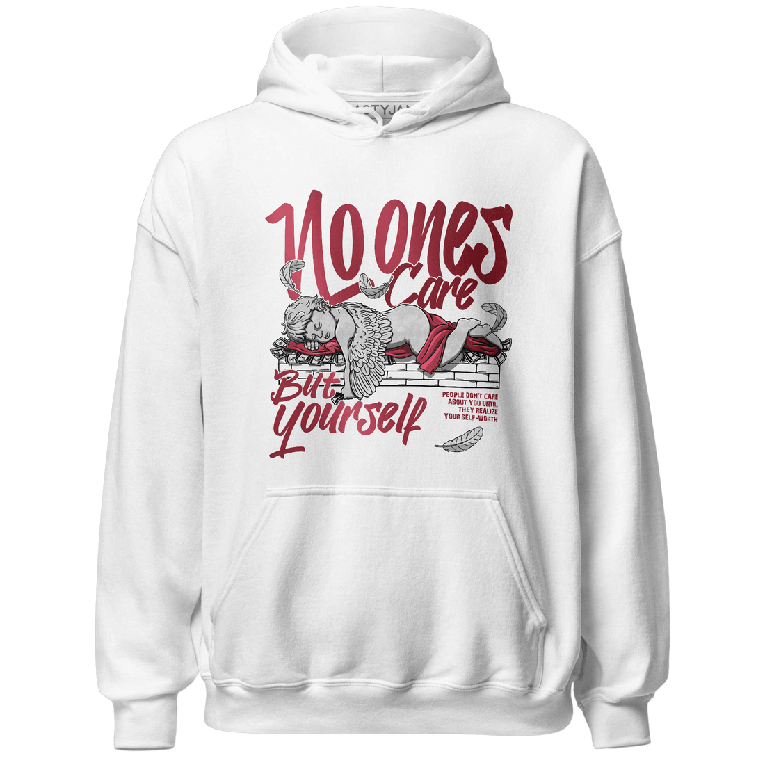 High 85 Metallic Burgundy 1s Hoodie Match No Ones Care - NastyJamz