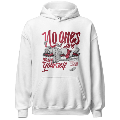 High 85 Metallic Burgundy 1s Hoodie Match No Ones Care - NastyJamz