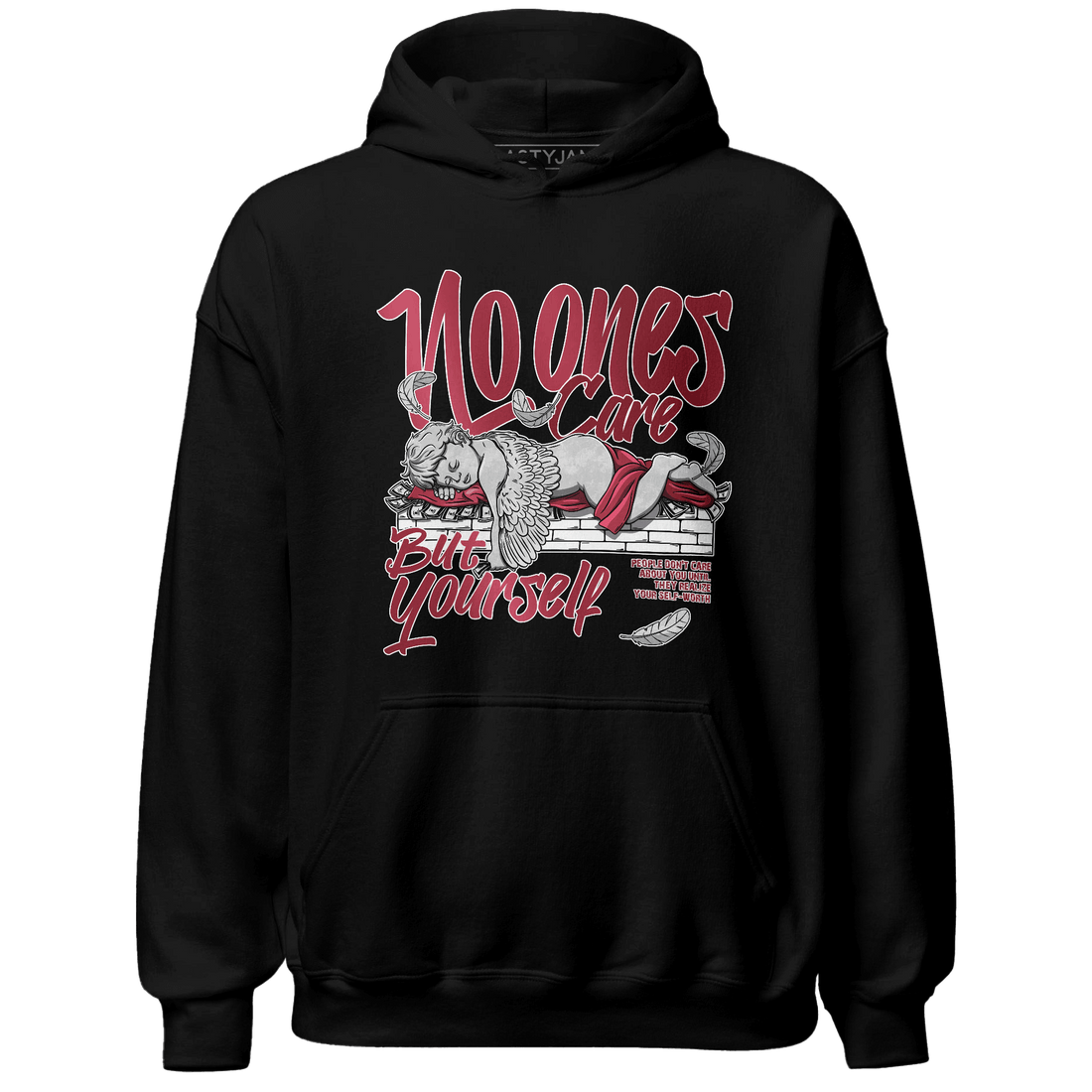 High 85 Metallic Burgundy 1s Hoodie Match No Ones Care - NastyJamz