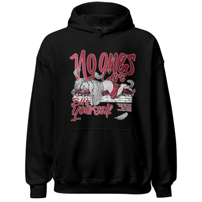 High 85 Metallic Burgundy 1s Hoodie Match No Ones Care - NastyJamz