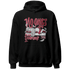 High 85 Metallic Burgundy 1s Hoodie Match No Ones Care - NastyJamz