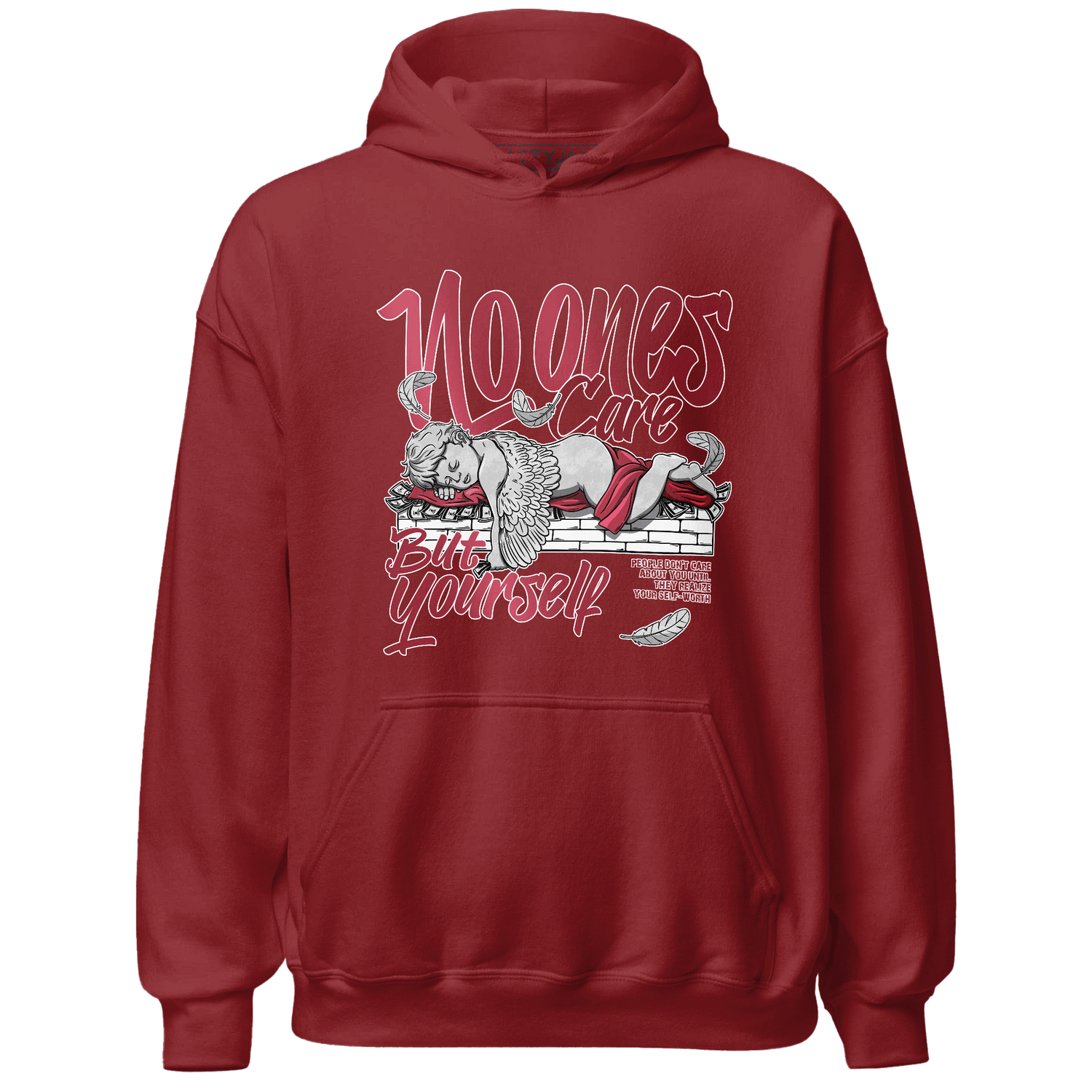 High 85 Metallic Burgundy 1s Hoodie Match No Ones Care - NastyJamz