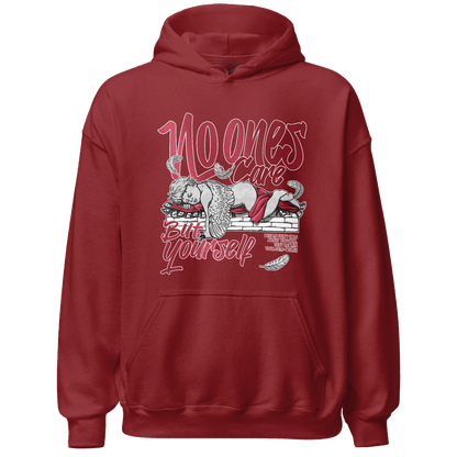 High 85 Metallic Burgundy 1s Hoodie Match No Ones Care - NastyJamz