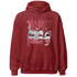 High 85 Metallic Burgundy 1s Hoodie Match No Ones Care - NastyJamz