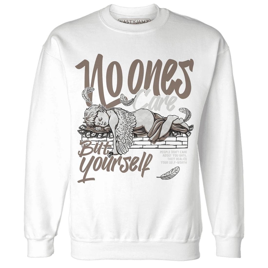 Low-Mocha-1s-NastyJamz-Sweatshirt-Match-No-Ones-Care