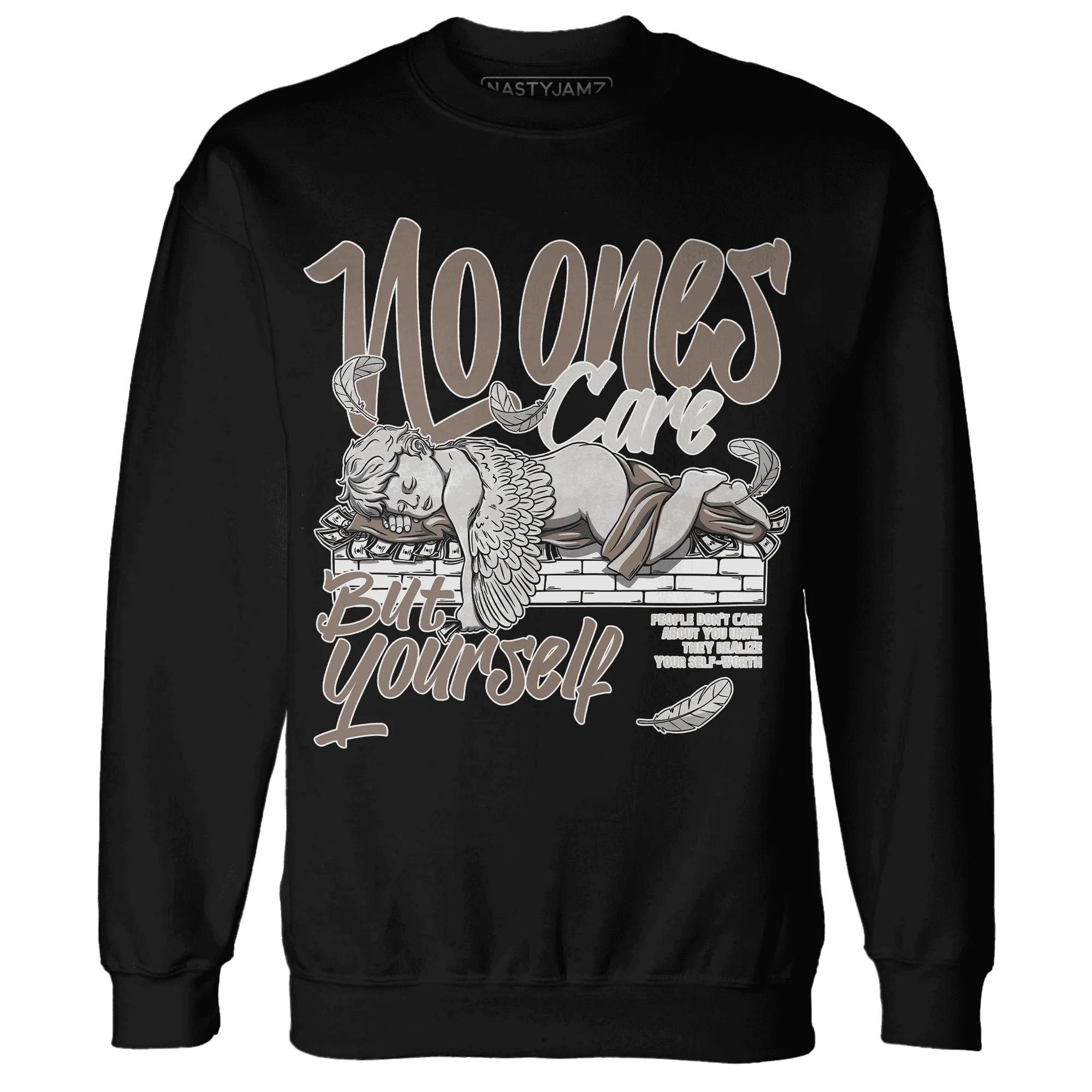 Low-Mocha-1s-NastyJamz-Sweatshirt-Match-No-Ones-Care