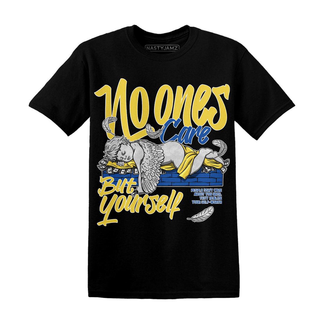 Low OG Canary TVSC 1s T Shirt Match No Ones Care - NastyJamz