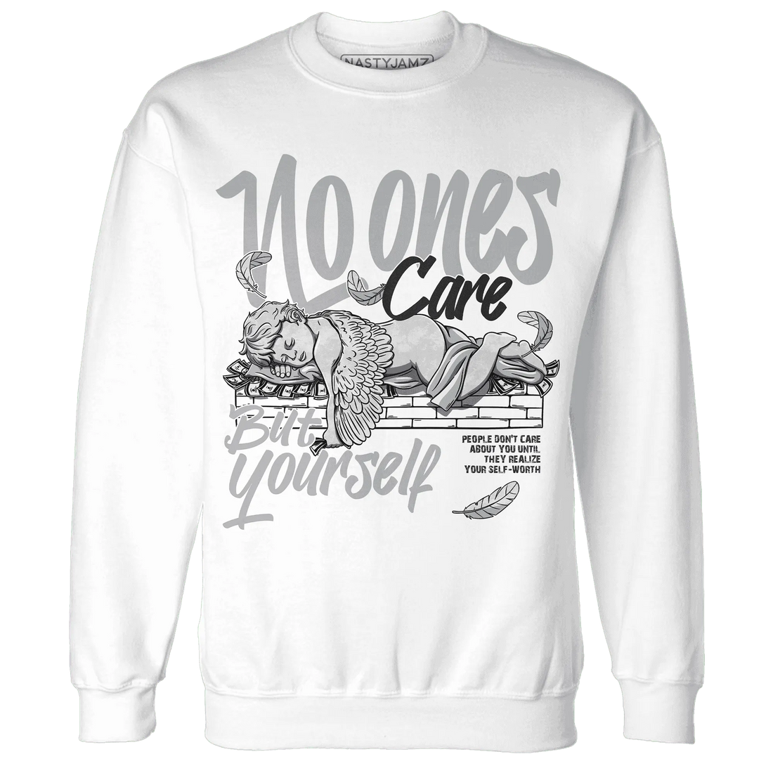 Wolf-Grey-1s-Sweatshirt-Match-No-Ones-Care
