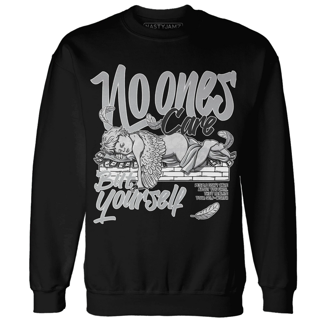 Wolf-Grey-1s-Sweatshirt-Match-No-Ones-Care
