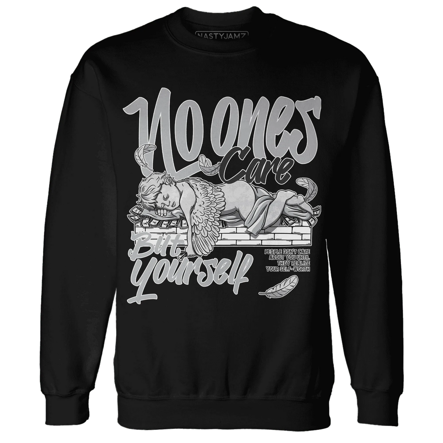 Wolf-Grey-1s-Sweatshirt-Match-No-Ones-Care