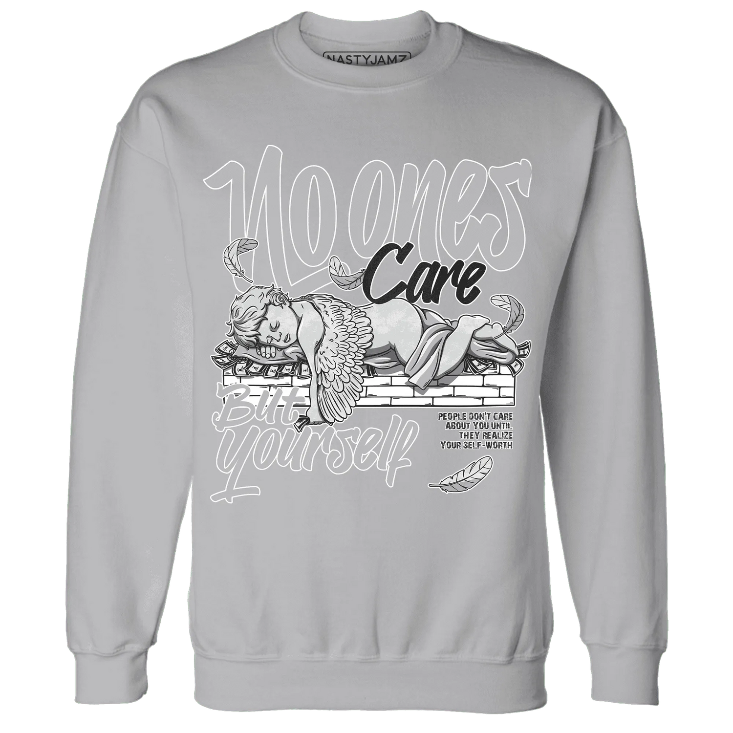 Wolf-Grey-1s-Sweatshirt-Match-No-Ones-Care