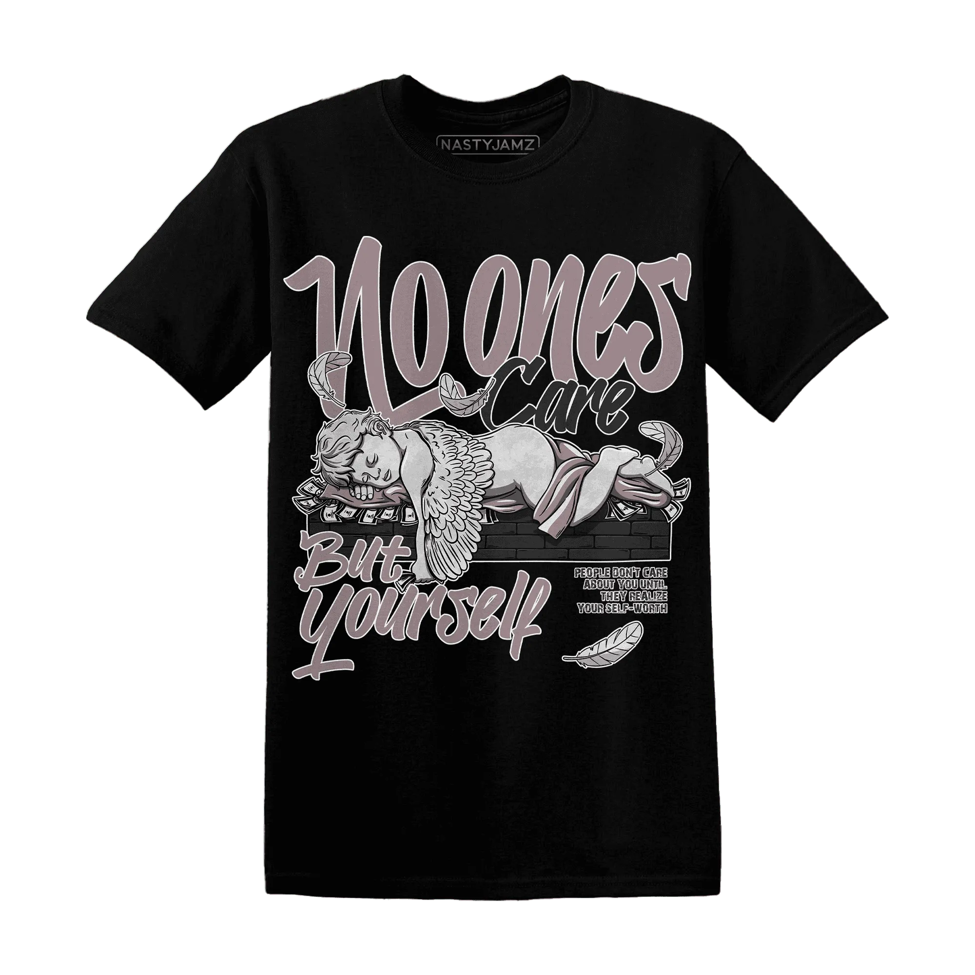 Black-Violet-Ore-3s-NastyJamz-T-Shirt-Match-No-Ones-Care