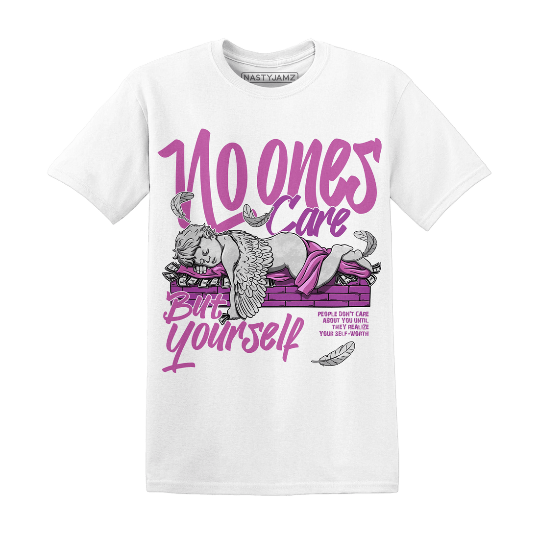 GS Hyper Violet 4s T Shirt No Ones Care - NastyJamz