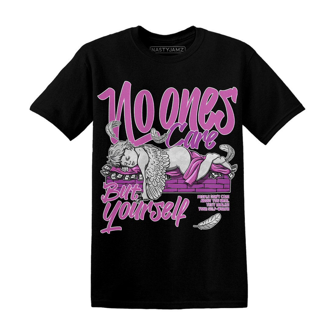 GS Hyper Violet 4s T Shirt No Ones Care - NastyJamz