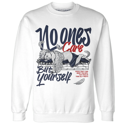 White-Navy-6s-Sweatshirt-Match-No-Ones-Care