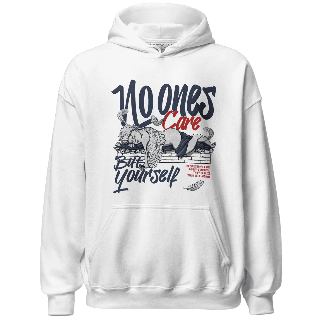 White-Navy-6s-Hoodie-Match-No-Ones-Care