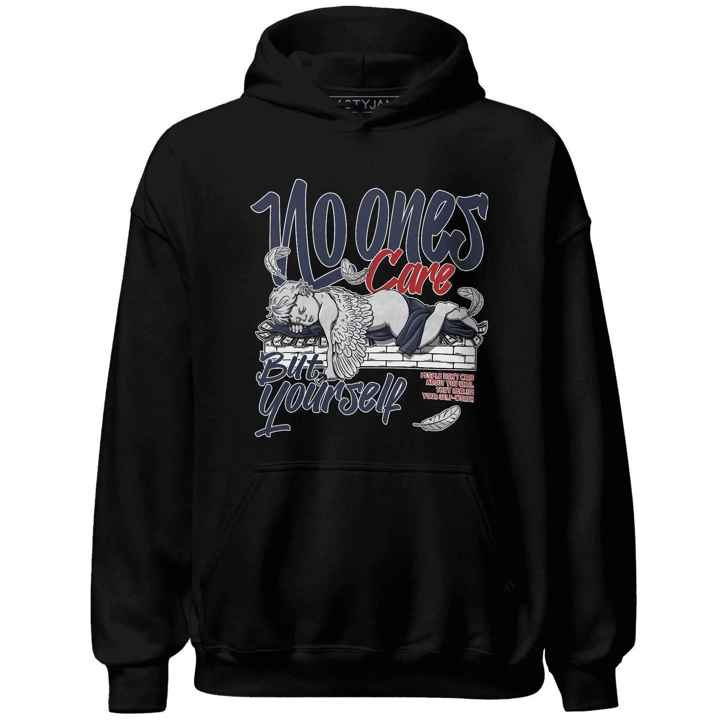 White-Navy-6s-Hoodie-Match-No-Ones-Care